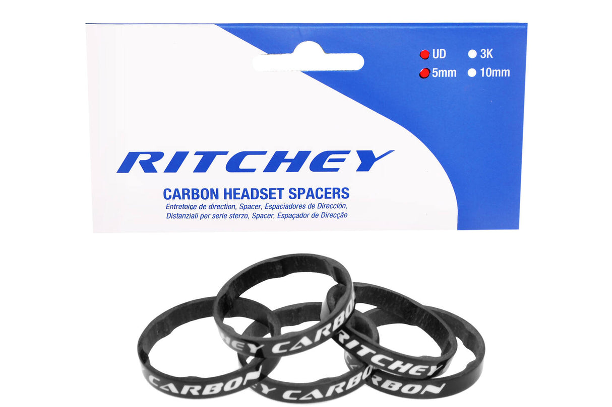 Ritchey WCS Spacer Set UD Carbon 5mm 1-1 8 '' 5 pezzi