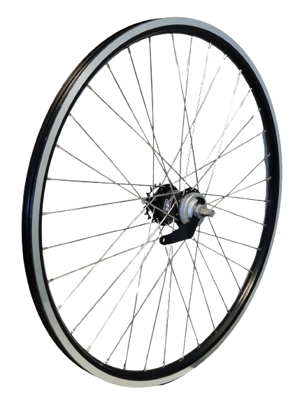 KGS Tylne koło 28 cali (622) Alu Rim Black-Silver Sturmey Archer Remnafe