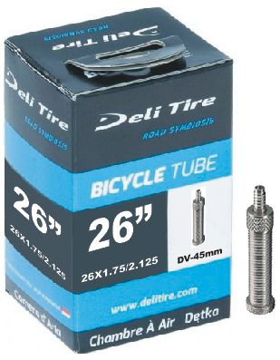 Deli Tire Inner Tube DV13 26 palců 26x1.50-2,10 40 54-559 45 mm