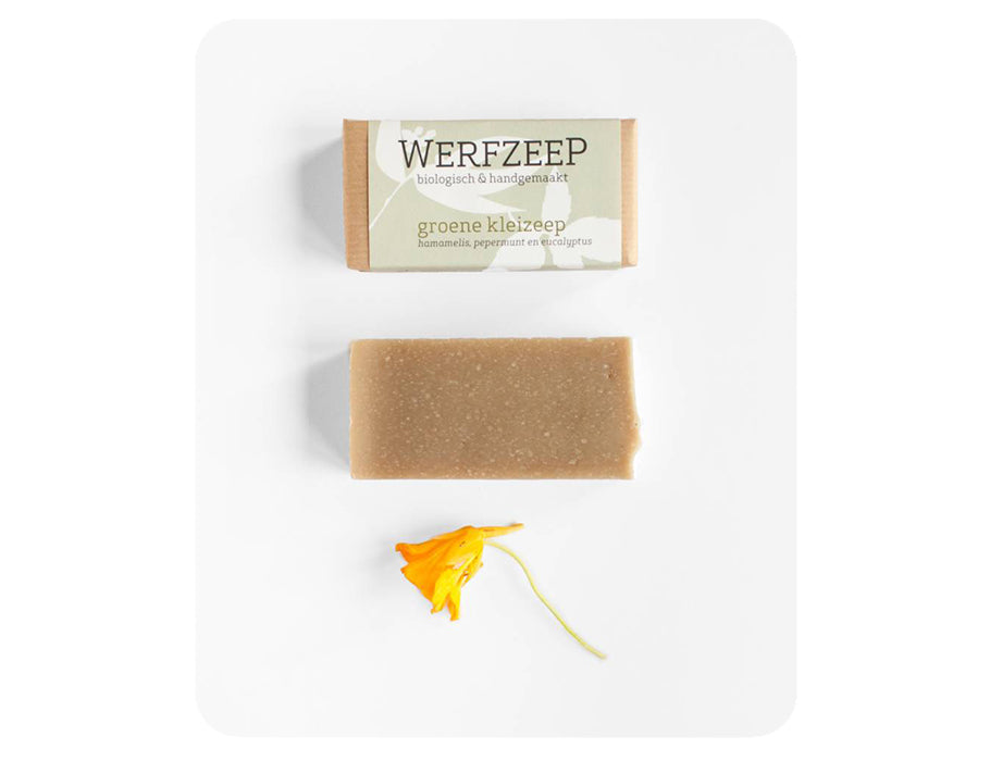 Werf soap yellow soap green clay 100 gr