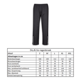 Pantaloni pioggia asciutti vai dimensioni xxl