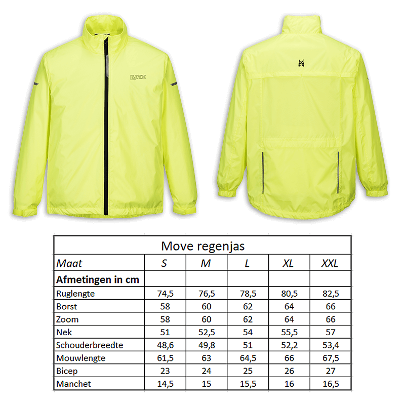 Veste de pluie sportjack Move Taille L