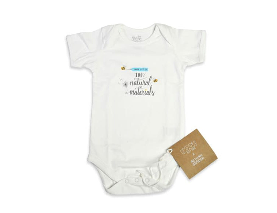 NOOX CITY KIDS ROMPER NATURAL MATERIAL 100% FAIR