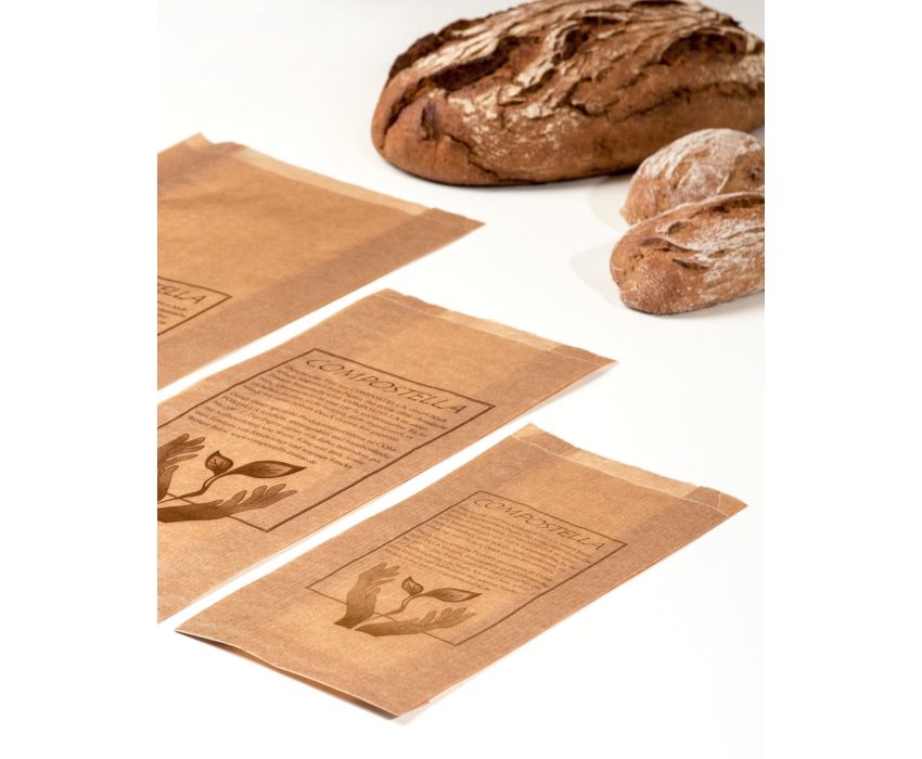 Compostela bread bag large 1000 pieces