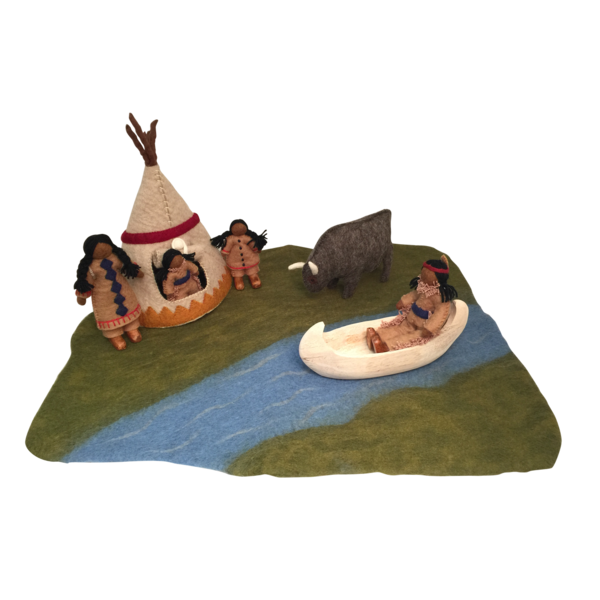 Papoose Toys Papoose Toys Native American Village 9 st