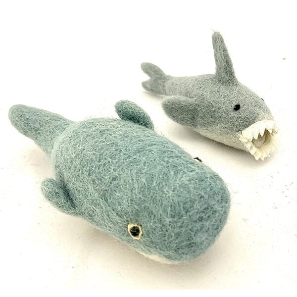 Toys papoose Toys Papoose Whale e Shark 2pc