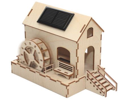 Salexpert Building Package Watermill mit Solarpanel