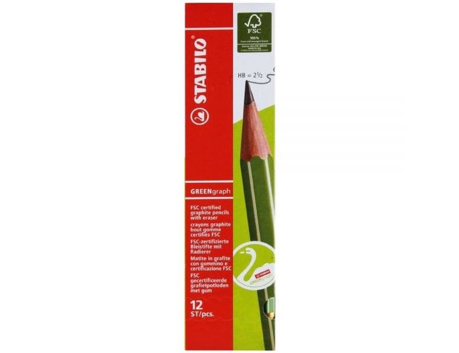 Stabilito Greengraph HB Pencil FSC 12 pezzi