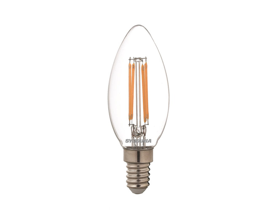 Sylvania Led Lamp Candle E14 470 Lm clear dimmable