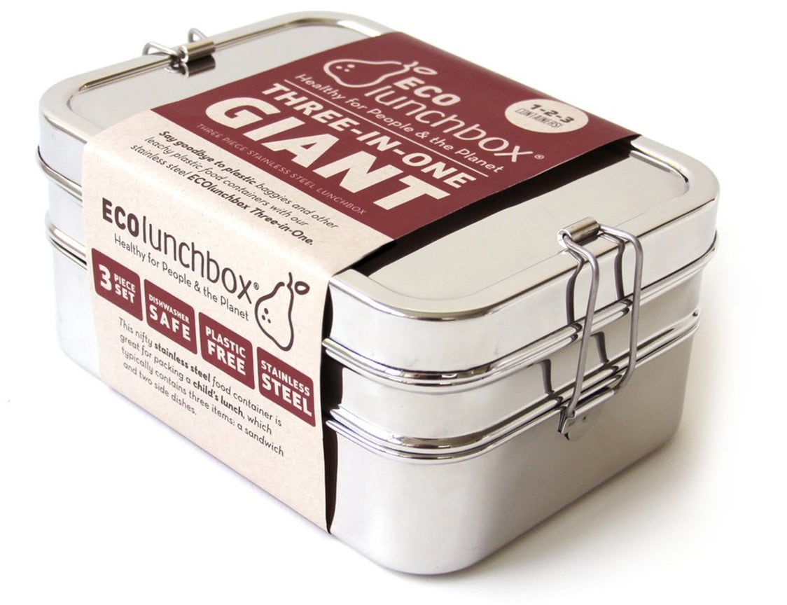 Eco Lunchbox stainless steel lunch box 3 in 1 Giant