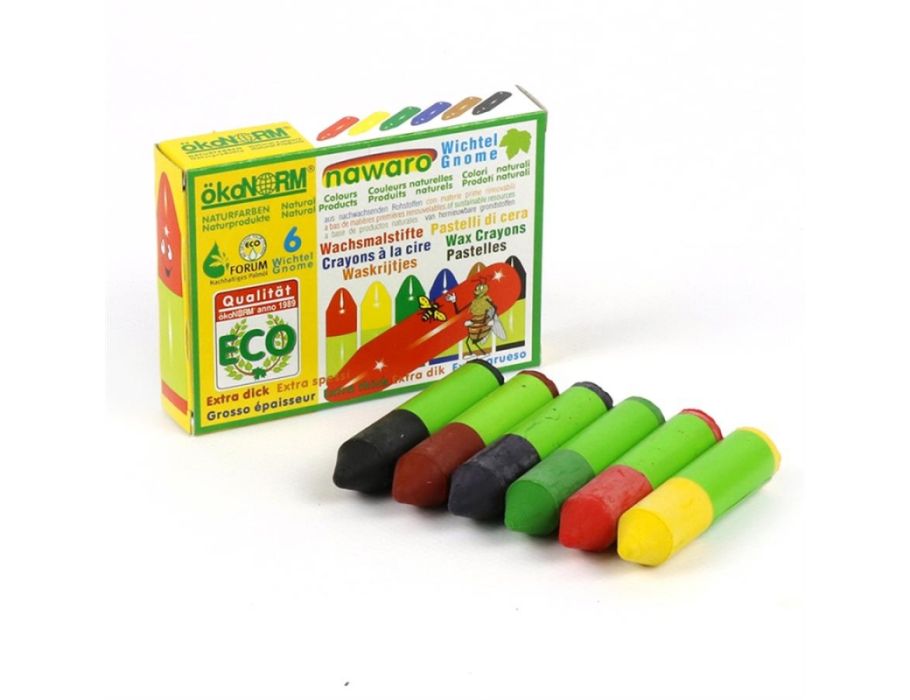 Ökonorm Wax crayons Cartoos Children 6 pieces