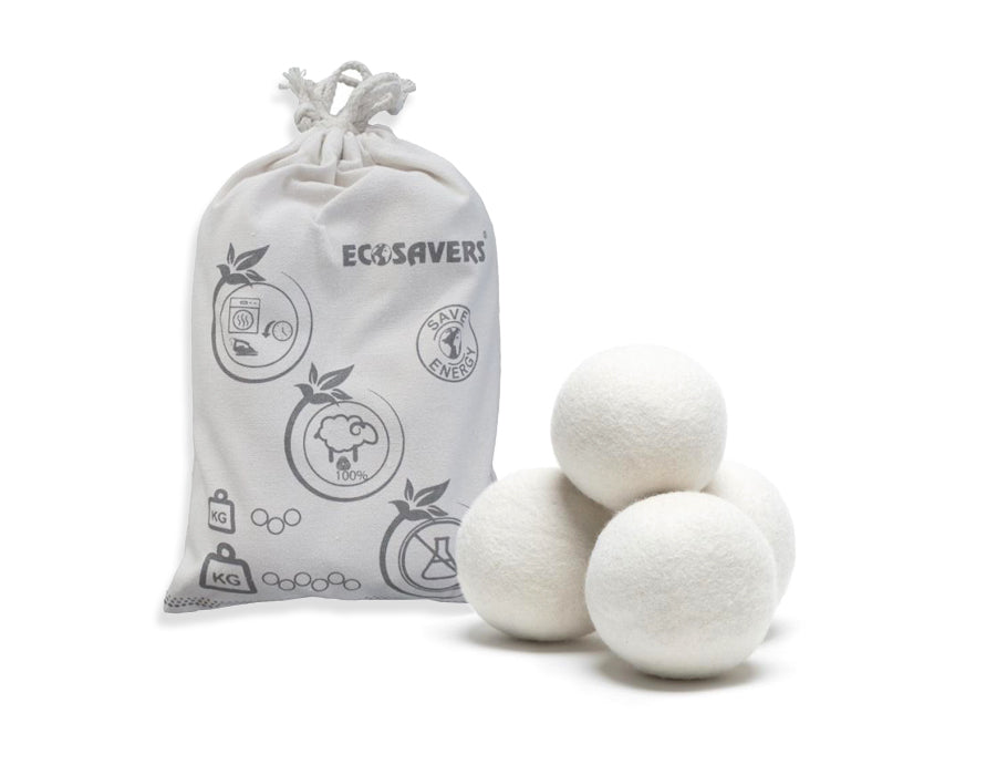 Ecosavers dried balls dryer balls from wool 6st.