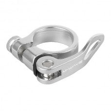 Seat Pen Clamp med snabb -Tensioner 31,8mm, silver (hängande förpackning)